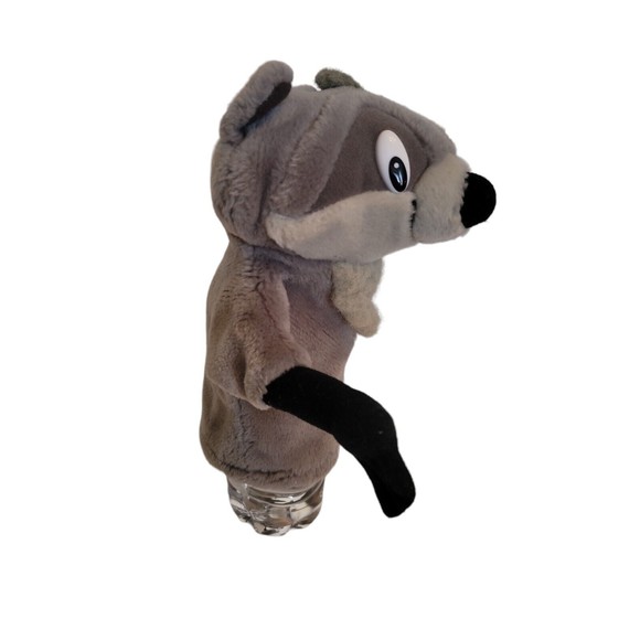 Pocahontas Meeko Raccoon Plush Hand Puppet Toy Disney Mattel Vintage 90s Plush - Picture 3 of 9
